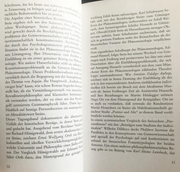 ドイツ語洋書 エーディト・シュタインの哲学に関する研究: 国際