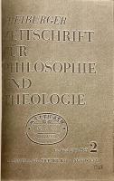 【ドイツ語洋書 / 複製本】 フライブルク 哲学・神学雑誌 『Freiburger Zeitschrift für Philosophie und Theologie』
