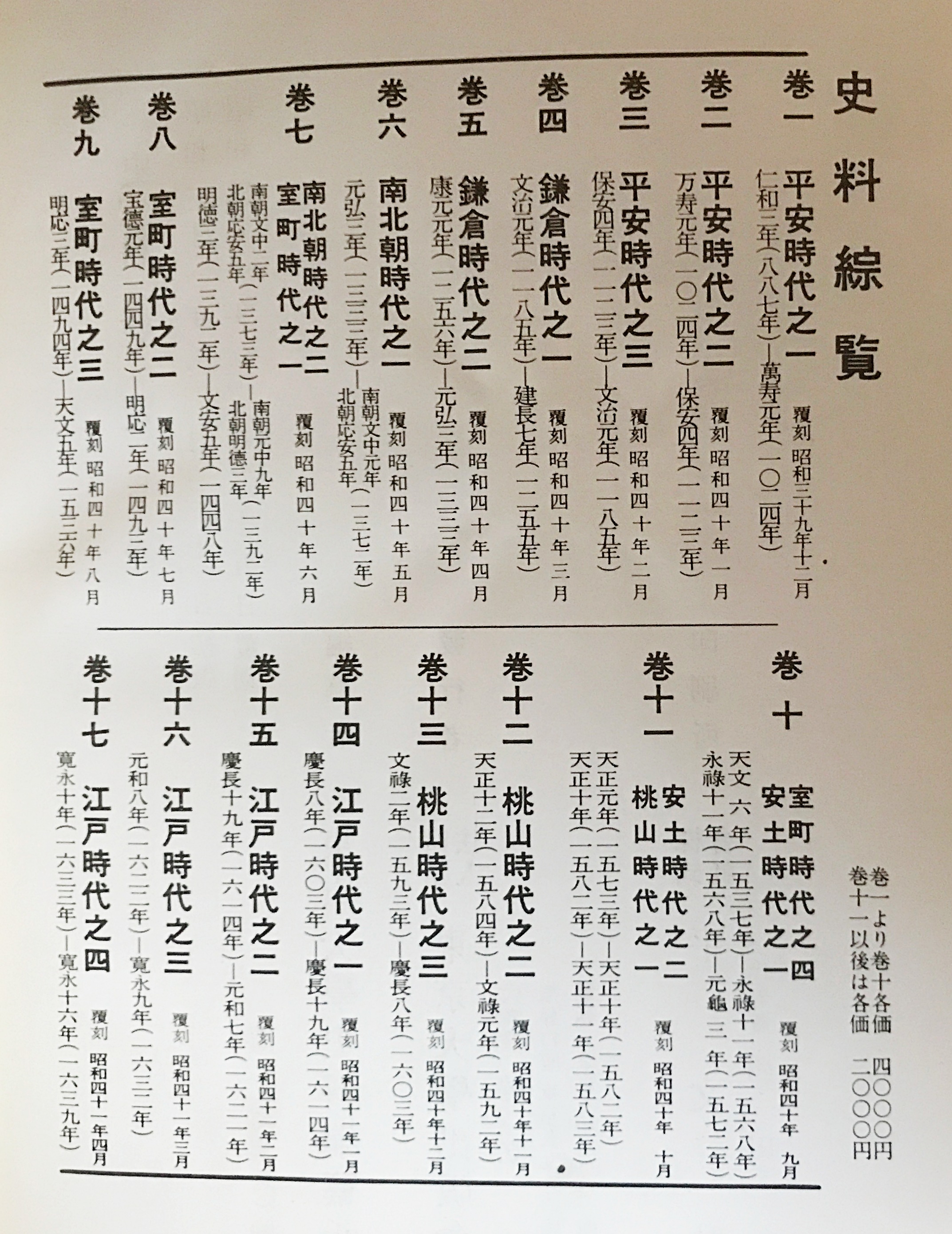 史料綜覧 15冊セット　朝陽会/東京大学 資料編纂所 書籍検索 - 東京大学出版会