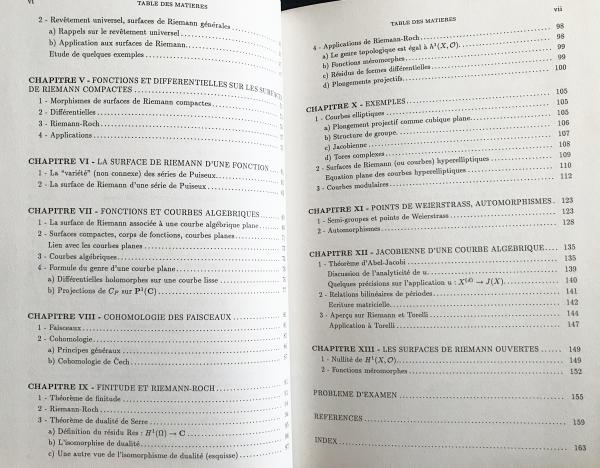 フランス語数学洋書 リーマン面の複数相【Quelques aspects des フランス語数学洋書 リーマン面の複数相【Quelques aspects des