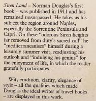 【英語洋書】 イギリス小説家 ノーマン・ダグラスの旅行記「シレーヌの土地」 『Siren land』