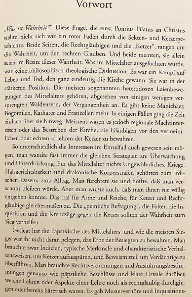 ドイツ語洋書】 中世の宗派の秘密文書：異端審問のファイルから