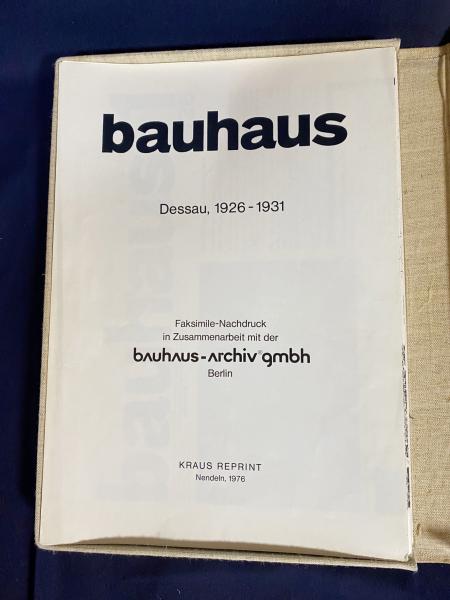 BAUHAUS バウハウス　洋書 □ドイツ語洋書 復刻版 バウハウス・デッサウ機関誌 全14冊揃
