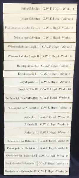 ドイツ語洋書 ヘーゲル全集 本巻全20巻揃【G.W.F.Hegel Werke in