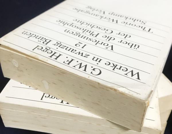 ドイツ語洋書 ヘーゲル全集 本巻全20巻揃【G.W.F.Hegel Werke in