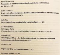 【ドイツ語洋書】 中世初期・盛期におけるフルリンゲンと教皇庁：ゲルマニアとガリアの国境地帯における交流 『Lotharingien und das Papsttum im Früh- und Hochmittelalter. Wechselwirkungen im Grenzraum zwischen Germania und Gallia』