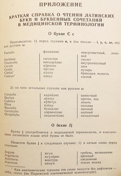 ロシア語・ラテン語洋書】 解剖学辞典 : ラテン語-ロシア語