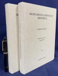 ドイツ語・ラテン語洋書 ドイツの歴史的記録: ウダルリヒ写本 全2巻揃【Monumenta Germaniae Historica：Codex Udalrici】