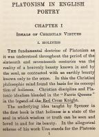 【英語洋書】 16世紀-17世紀の英語詩におけるプラトニズム 『Platonism in English poetry of the sixteenth and seventeenth centuries』