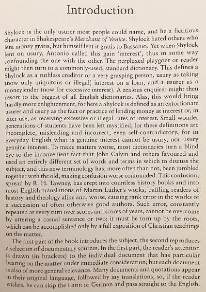 英語洋書】 高利貸し, 利子, および宗教改革 『Usury, interest