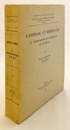 【フランス語洋書】 カンタベリーのランフランクスとトゥールのベレンガリウス：11世紀の聖餐論争 『Lanfranc et Bérenger : la controverse eucharistique du XIe siècle』