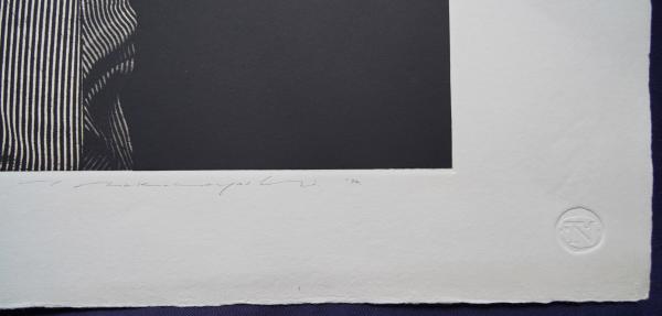 中林忠良 大判銅版画『夜の碑』限定40部(中林忠良) / 古本、中古本、古