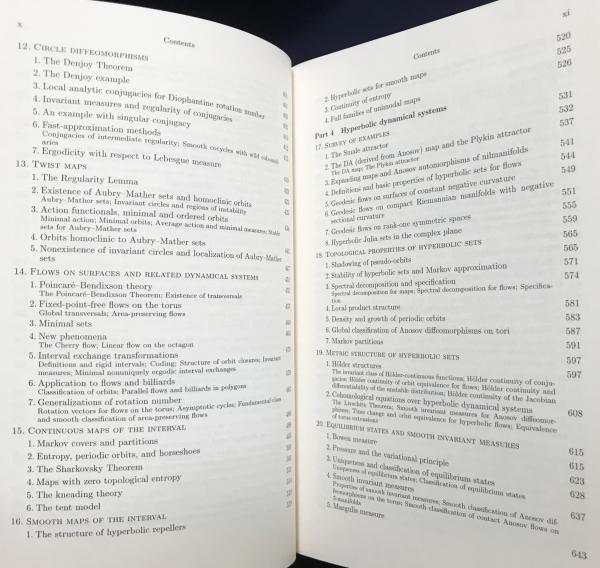 英語数学洋書 現代力学系理論入門【Introduction to the Modern Theory of Dynamical Systems】(Anatole Katok, Boris Hasselblatt ; with a supplement by Anatole Katok and Leonardo Mendoza) / アブストラクト古書店 / 古本、中古本、古書籍の通販は「日本の古本屋 英語数学洋書 現代力学系理論入門【Introduction to the Modern Theory of Dynamical Systems】(Anatole Katok, Boris Hasselblatt ; with a supplement by Anatole Katok and Leonardo Mendoza) / アブストラクト古書店 / 古本、中古本、古書籍の通販は「日本の古本屋