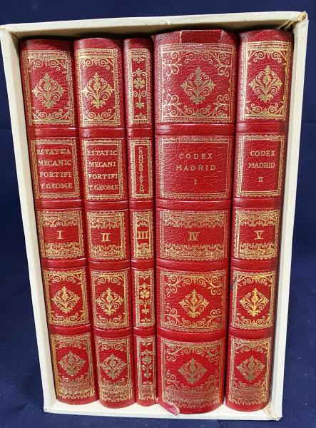 芸能人愛用のルームウェア マドリッド手稿 全5巻揃【CODICES MADRID】(レオナルド・ダ 画集