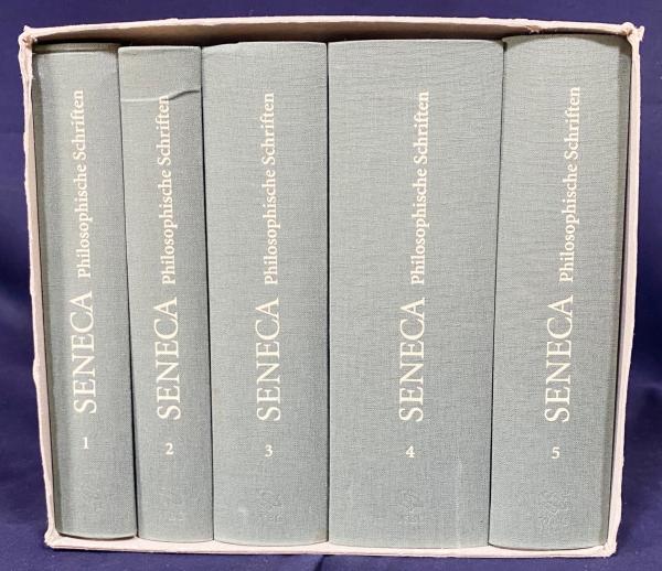 ラテン語・ドイツ語対訳洋書 セネカ哲学著作集 全5巻揃【Seneca