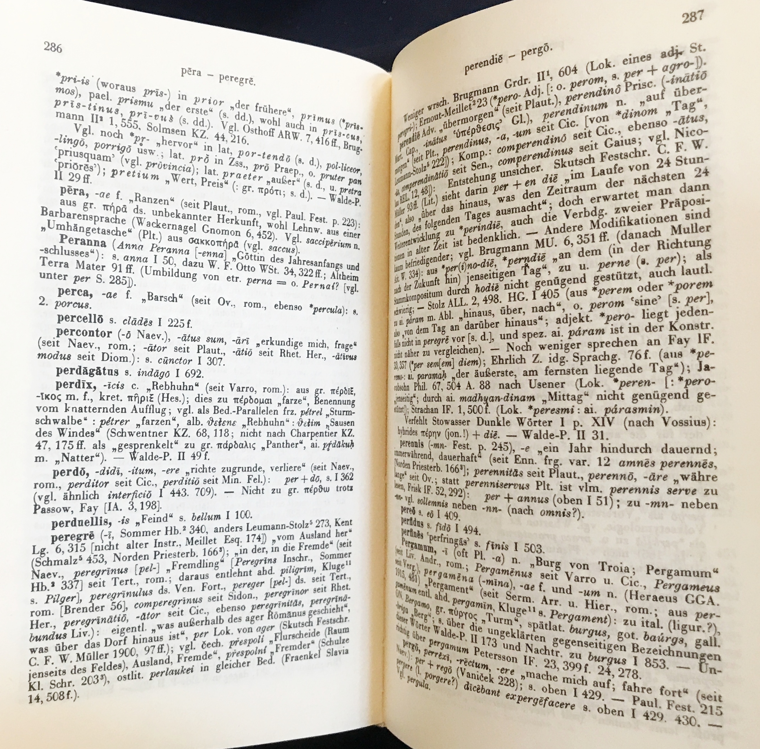 ドイツ語洋書 ラテン語語源辞典 全3冊揃(全2巻・索引)【Lateinisches 