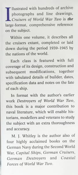 英語洋書 第二次世界大戦の巡洋艦: 国際百科事典【Cruisers of World