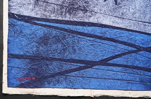 小野忠重　木版画　限定50部　　作品名　かける 小野忠重 木版画『風』 限定50部 (小野忠重) / 古本、中古本、古