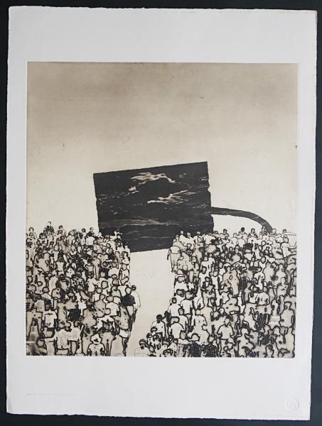中林忠良 大判銅版画『剥離される風景Ⅲ』 限定40部(中林忠良) / 古本
