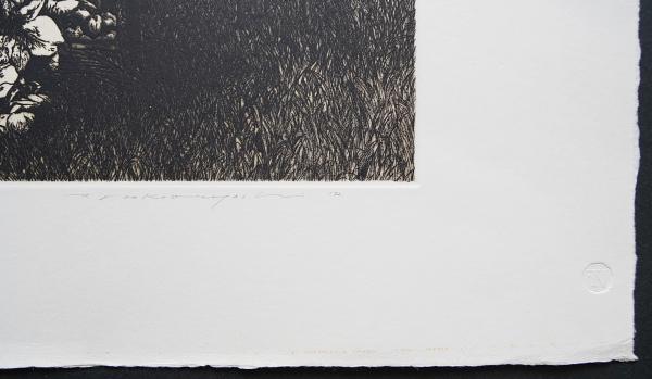 85様感謝 春の抒情 中林忠良『position77-3』銅版画 肉筆 （中林