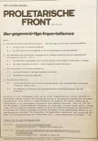 【ドイツ語洋書】 プロレタリア戦線の綱領的宣言 『Programmatische Erklärung der proletarischen Front』