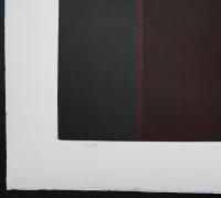 浜西勝則 メゾチント 大判銅版画『Crevice-Work No.5』限定50部