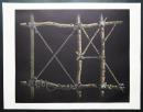 浜西勝則 メゾチント 大判銅版画『Situation-Work No.18』限定50部 ●額装、直筆サイン入