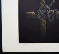 浜西勝則 メゾチント 大判銅版画『Situation-Work No.18』限定50部
