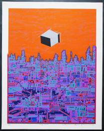 木村利三郎 大判シルクスクリーン『City 209』限定40部
