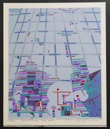 木村利三郎 シルクスクリーン『57st&5th AVE NEW YORK』限定200部
