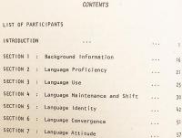 【英語洋書】 インドにおける社会言語学調査のための調査票集 『Questionnaire bank for sociolinguistic surveys in India』