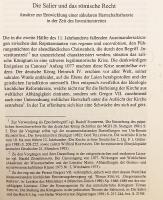 【ドイツ語洋書】 ザーリアー朝 (ザリエル朝) とローマ法：叙任権闘争時代における世俗統治理論の発展の試み 『Die Salier und das römische Recht : Ansätze zur Entwicklung einer säkularen Herrschaftstheorie in der Zeit des Investiturstreites』