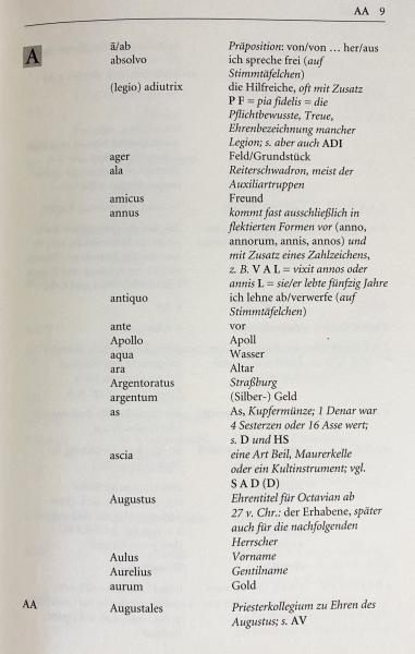 ドイツ語洋書 ラテン語略語辞典【Lexikon lateinischer
