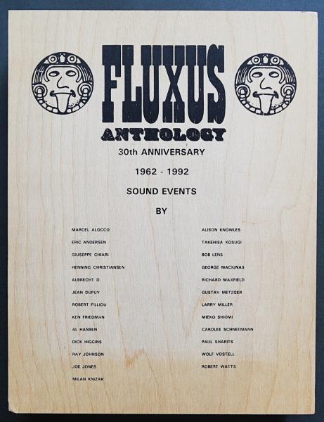 フルクサス Ubi Fluxus Ibi Motus, 1990-1962 フルクサス・アンソロジー 30周年記念【FLUXUS ANTHOLOGY 30th
