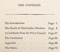 【英語洋書】 クリストファー・マーロウの死 『The death of Christopher Marlowe』