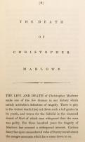 【英語洋書】 クリストファー・マーロウの死 『The death of Christopher Marlowe』