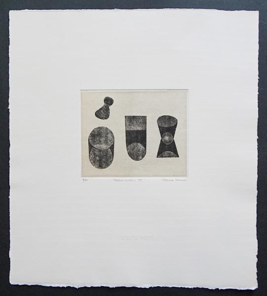 駒井哲郎 銅版画『Nature Morte (静物)』限定50部(駒井哲郎) / 古本