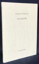 英語洋書 コヘレト：その言葉と思想【Koheleth : his language and thought】
