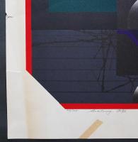 黒崎彰 木版画『沈黙 (Anatomy:Silence)』 限定75部