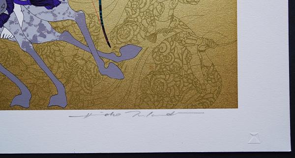 武田秀雄 シルクスクリーン『女丈夫巴』[画集「源平 求龍堂」掲載品] 限定185部(武田秀雄) / 古本、中古本、古書籍の通販は「日本の古本屋」 /  日本の古本屋