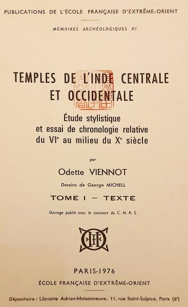 高級ブランド フランス語洋書 / 全2冊揃い】 インド中西部の寺院：6世紀〜10 仏教