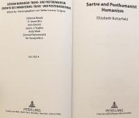 【英語洋書】 サルトルとポストヒューマニスト・ヒューマニズム 『Sartre and Posthumanist Humanism』