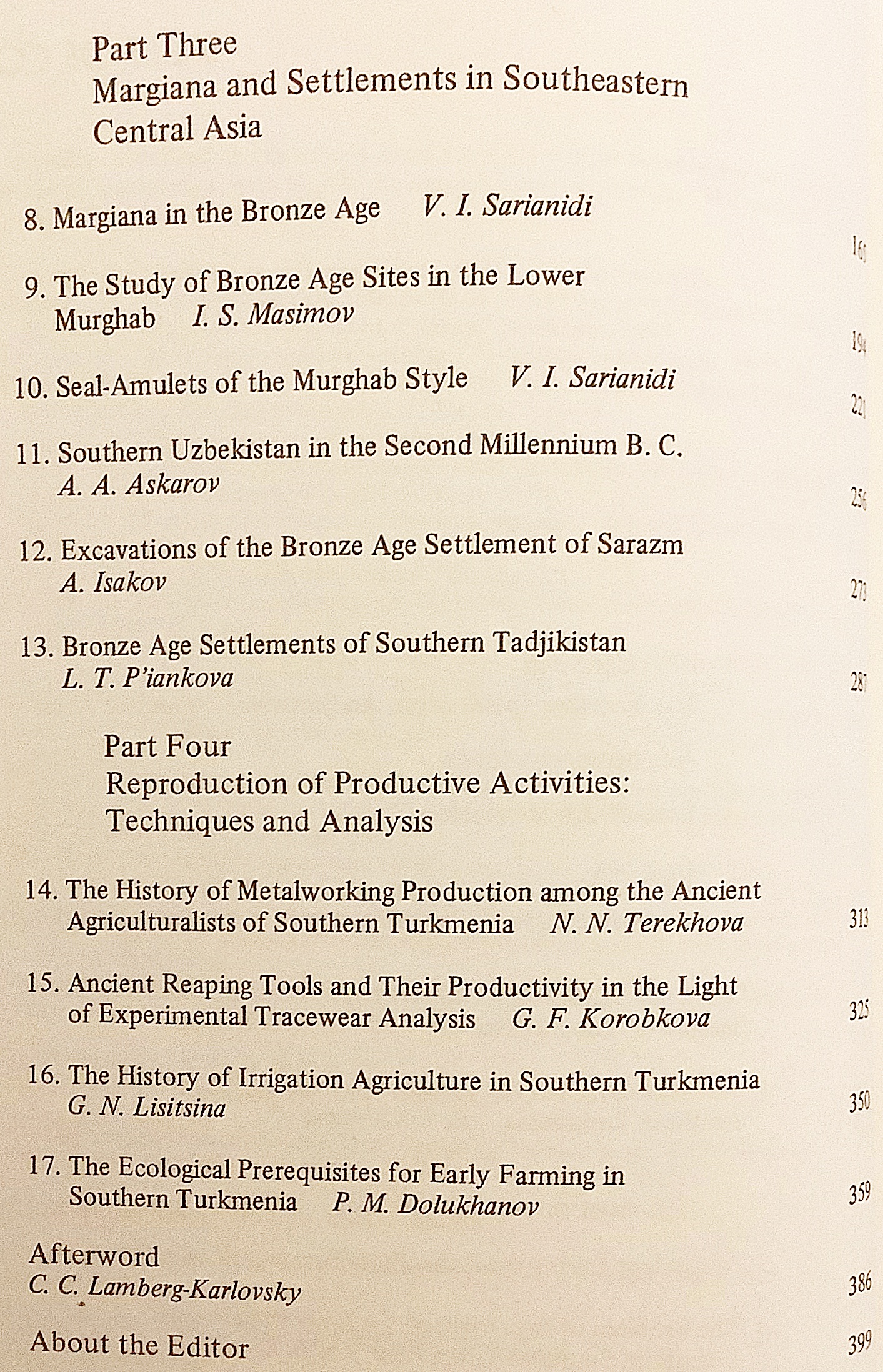 英語洋書】 中央アジアの青銅器文明：ソ連の最近の発見 『The Bronze