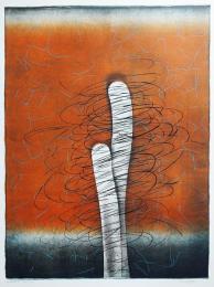 筆塚稔尚 特大銅版画『Untitled/ Closing Time』 限定15部