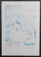 黒崎彰 初期作品 木版画『作品B (W-46B)』 限定25部