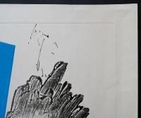 黒崎彰 大判木版画『寓話81(Allegory)』W-81 Ed.20の内、No.1