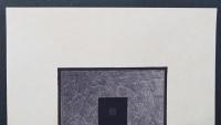 黒崎彰 「季刊版画 第12号」付録木版画『白夜 (Silver Night)』W-113 限定500部 作家保存版