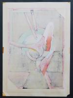 黒崎彰 木版画『暗号の森5(Secret Codes)』W-166　限定90部