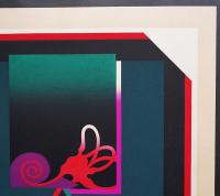 黒崎彰 木版画『迷夢(Anatomy)』W-153 限定75部 1973年