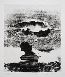 中林忠良 銅版画『荒磯：海、重い海』(大腐爛頌より) 限定35部